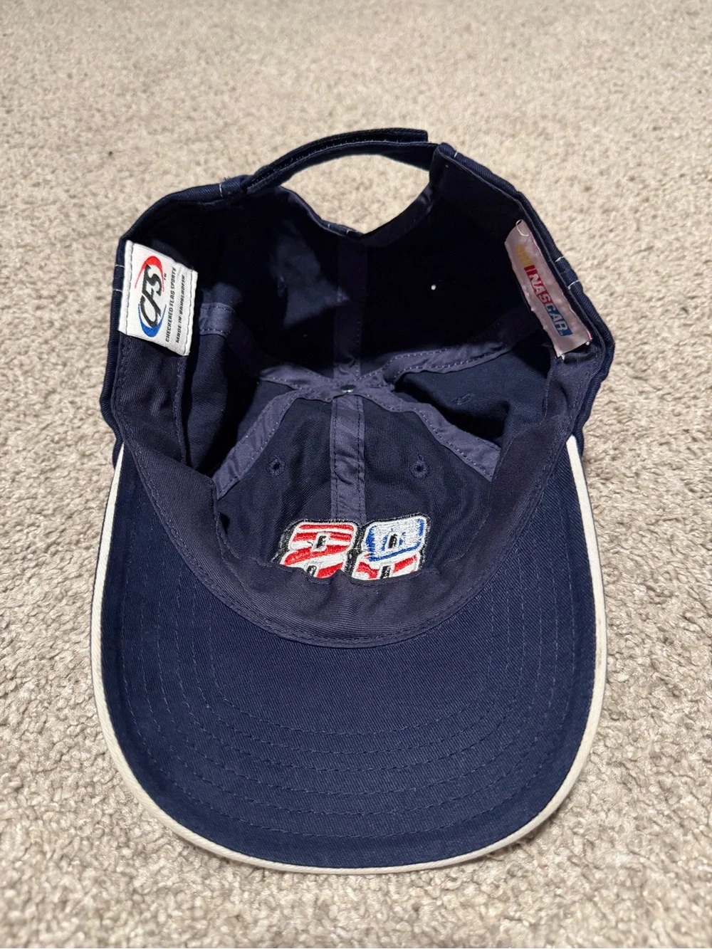 Bill Elliott #88 NASCAR Hat Cap Navy Blue Adjustable USA - Picture 4 of 6